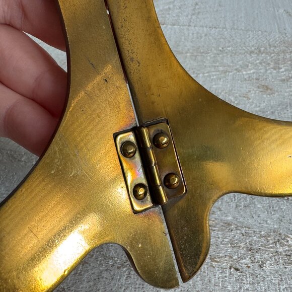 Vintage Brass Easel - Vintage Brass Decorative Stand - Picture 8 of 8